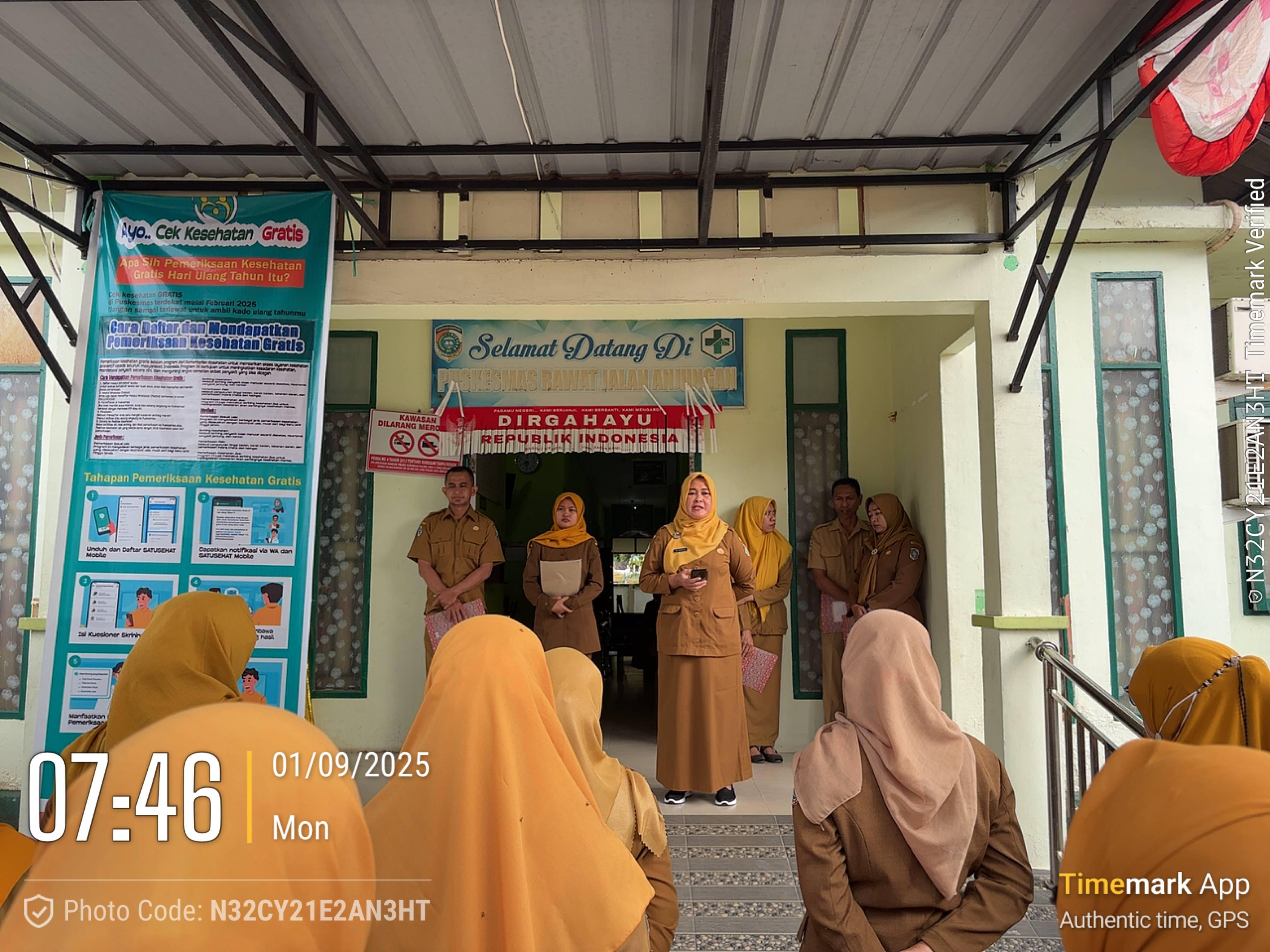 apel pagi Senin 1 September 2025