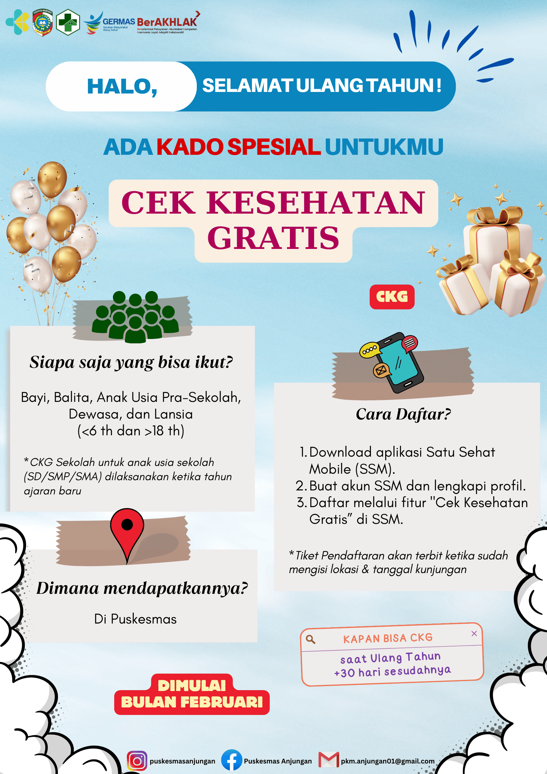 Cek Kesehatan Gratis